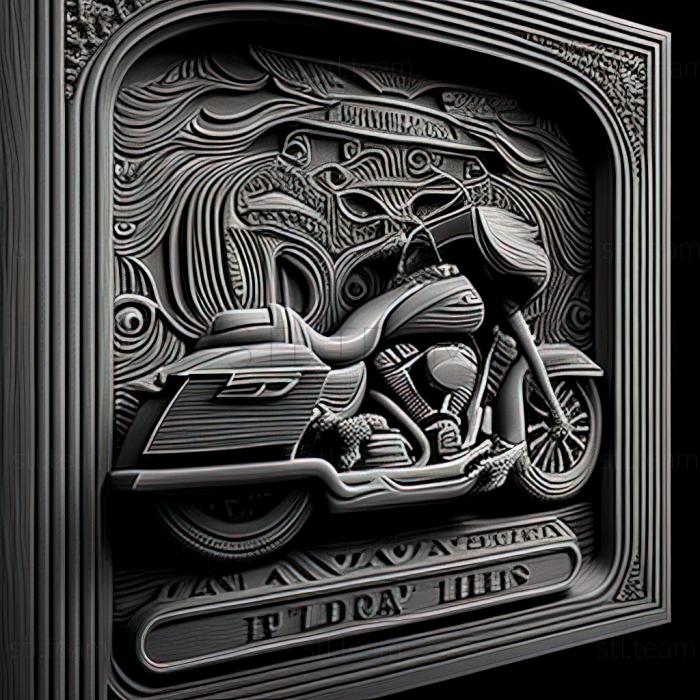 3D model Harley Davidson Street Glide (STL)